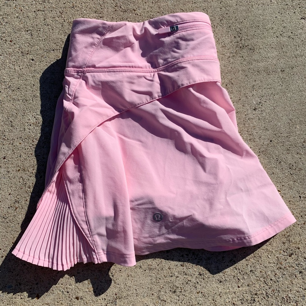 Play Off The Pleats Skirt - Pearl Pink 8